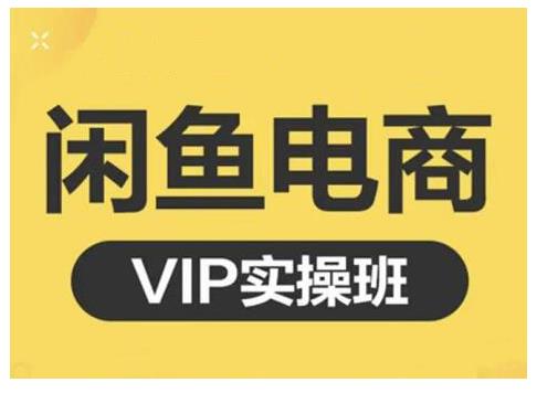 闲鱼电商零基础入门到进阶VIP实战课程，帮助你掌握闲鱼电商所需的各项技能-优优资源网