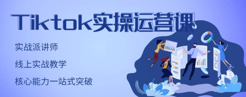 TikTok实操运营课，手把手账号实战，适合零基础Tiktok新人-优优资源网