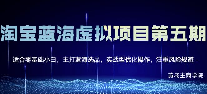 淘宝虚拟无货源3.0 4.0 5.0，适合零基础小白，主打蓝海选品，实战型优化操作-优优资源网