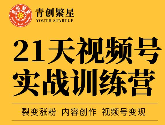 张萌21天视频号实战训练营，裂变涨粉、内容创作、视频号变现 价值298元-优优资源网