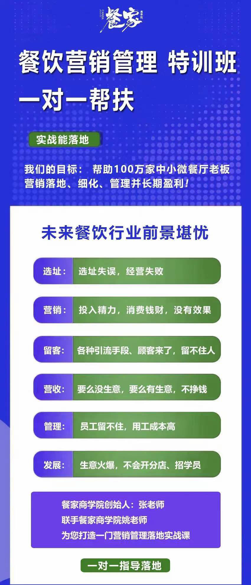 图片[1]-餐饮营销管理特训班：选址 营销 留客 营收 管理 发展-优优资源网
