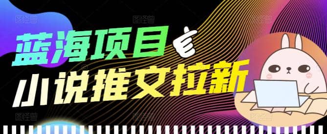 外面收费6880的小说推文拉新项目，个人工作室可批量做【详细教程】-优优资源网