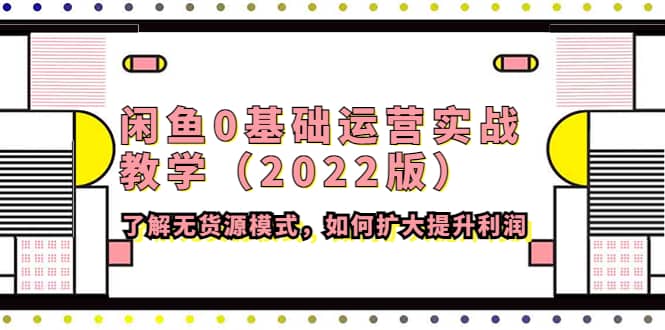 闲鱼0基础运营实战教学（2022版）了解无货源模式，如何扩大提升利润-优优资源网