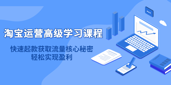 淘宝运营高级学习课程：快速获取流量核心秘密，轻松实现盈利！-优优资源网