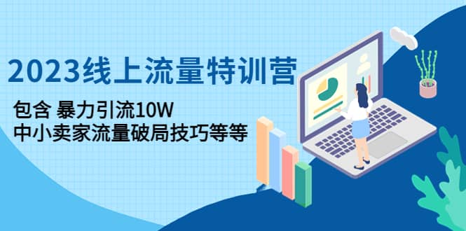 2023线上流量特训营：中小卖家流量破局技巧等等-优优资源网