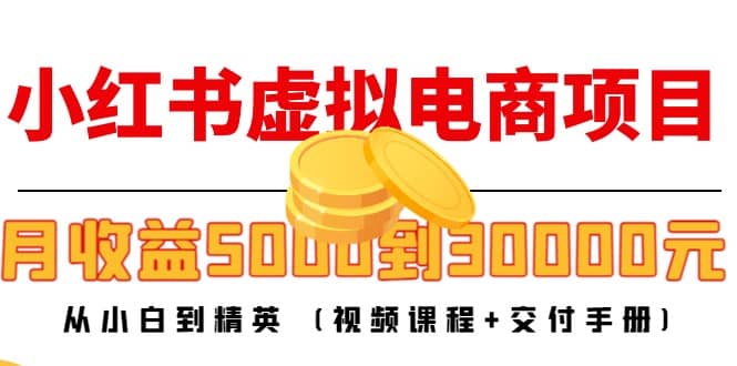 小红书虚拟电商项目：从小白到精英 (视频课程 交付手册)-优优资源网