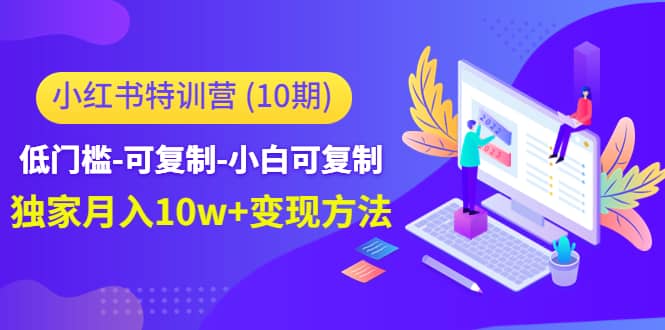 小红书特训营（第10期）低门槛-可复制-小白可复制-优优资源网