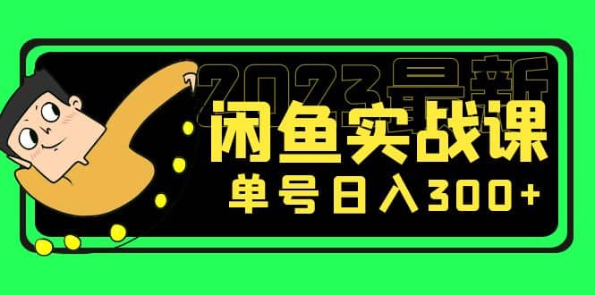 花599买的闲鱼项目：2023最新闲鱼实战课（7节课）-优优资源网