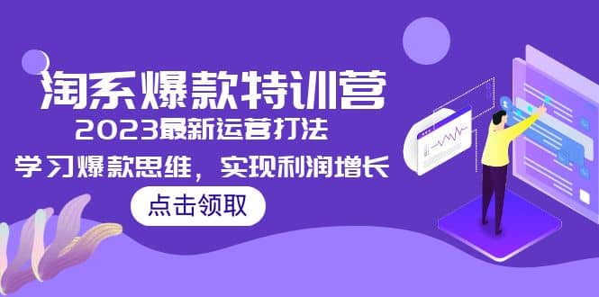 2023淘系爆款特训营，2023最新运营打法，学习爆款思维，实现利润增长-优优资源网