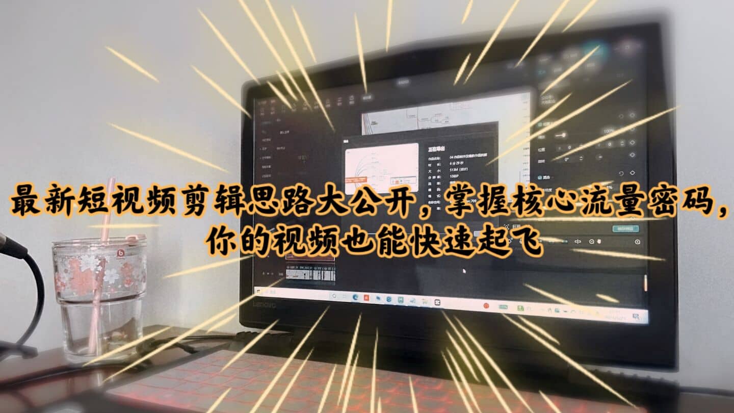 最新短视频剪辑思路大公开，掌握核心流量密码，你的视频也能快速起飞-优优资源网