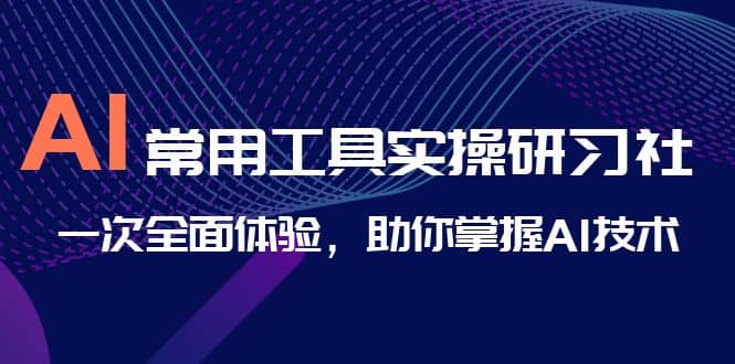 AI-常用工具实操研习社，一次全面体验，助你掌握AI技术-优优资源网