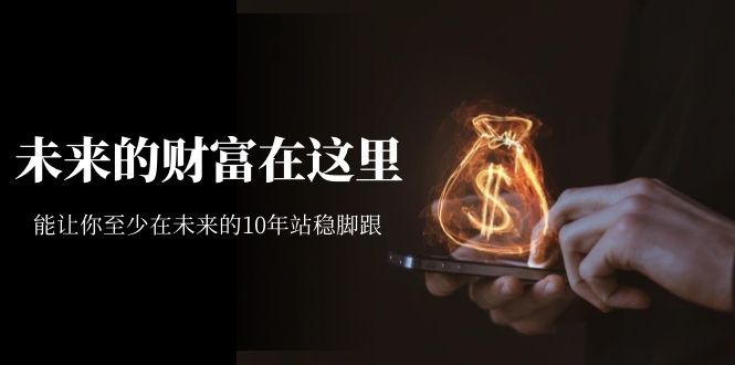 某收费文章《未来的财富在这里》能让你至少在未来的10年站稳脚跟-优优资源网