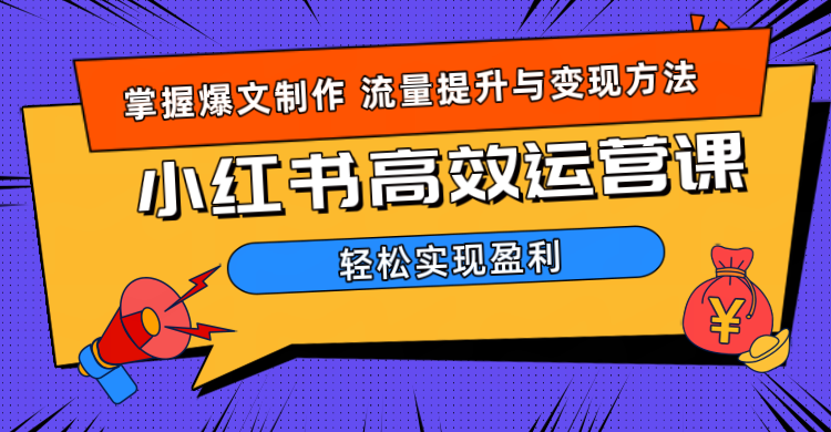 价值980小红书运营操作指南-优优资源网