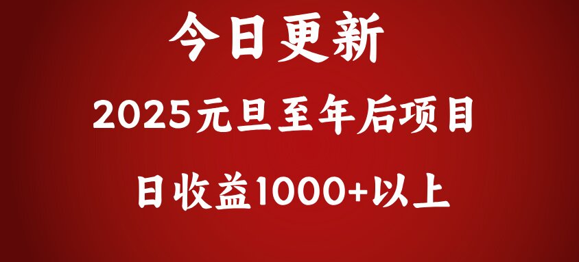 翻身项目，日收益1000+以上-优优资源网