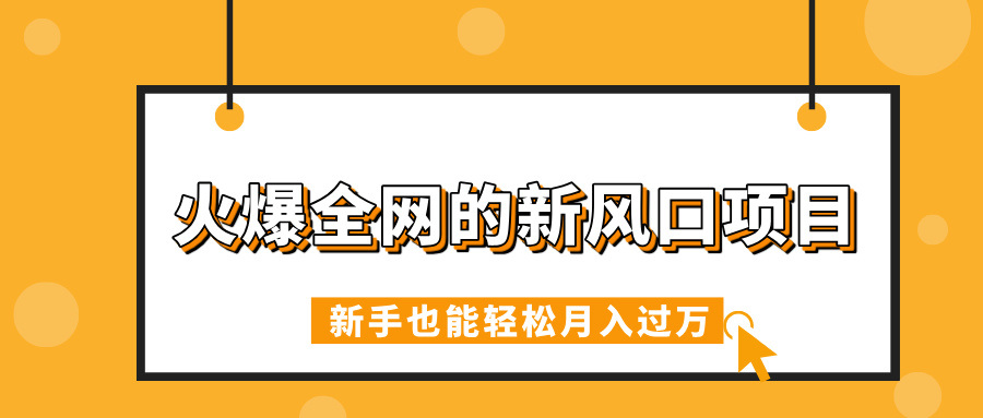 火爆全网的新风口项目，借助人工智能AI算命，精准预测命运，新手也能轻松月入过万-优优资源网