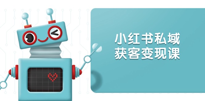 小红书私域获客变现：账号设置/内容创作/规则解读/投放策略/获客技巧等-优优资源网