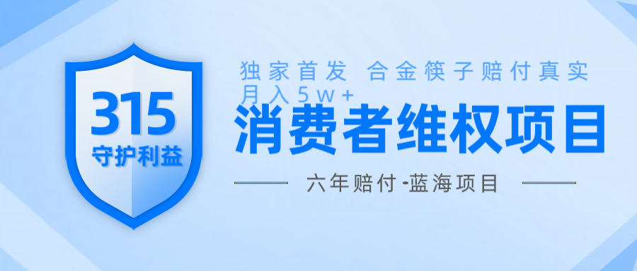 维Q赔付合金筷子玩法小白也能月入5w+风口项目实操-优优资源网