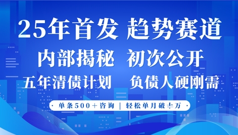 2025年首次公开，真正的事业型赛道，客咨不断，单月轻松破W-优优资源网