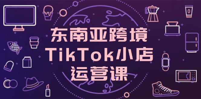 东南亚跨境TikTok小店运营课，掌握店铺设置与流量转化核心技巧-优优资源网