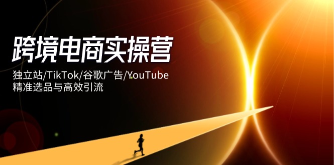跨境电商实操营：独立站/TikTok/谷歌广告/YouTube，精准选品与高效引流-优优资源网