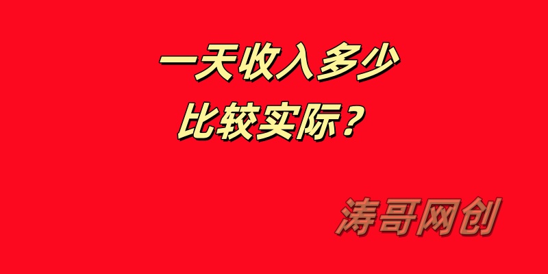 图片[4]-涛哥：日收入1000＋的玩法还叫副业吗？-涛哥网创