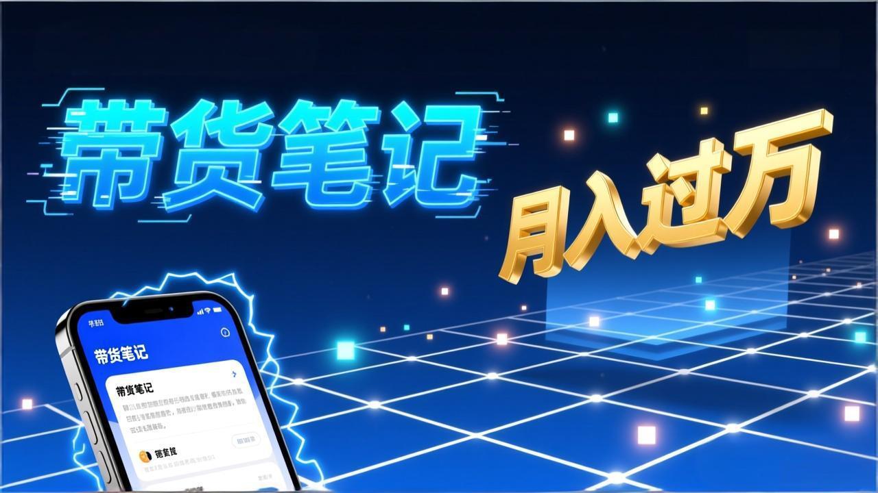 小红书爆款笔记带货实战:拆解封面标题正文全要素,手把手教你单篇笔记带货月入过万-俊哥