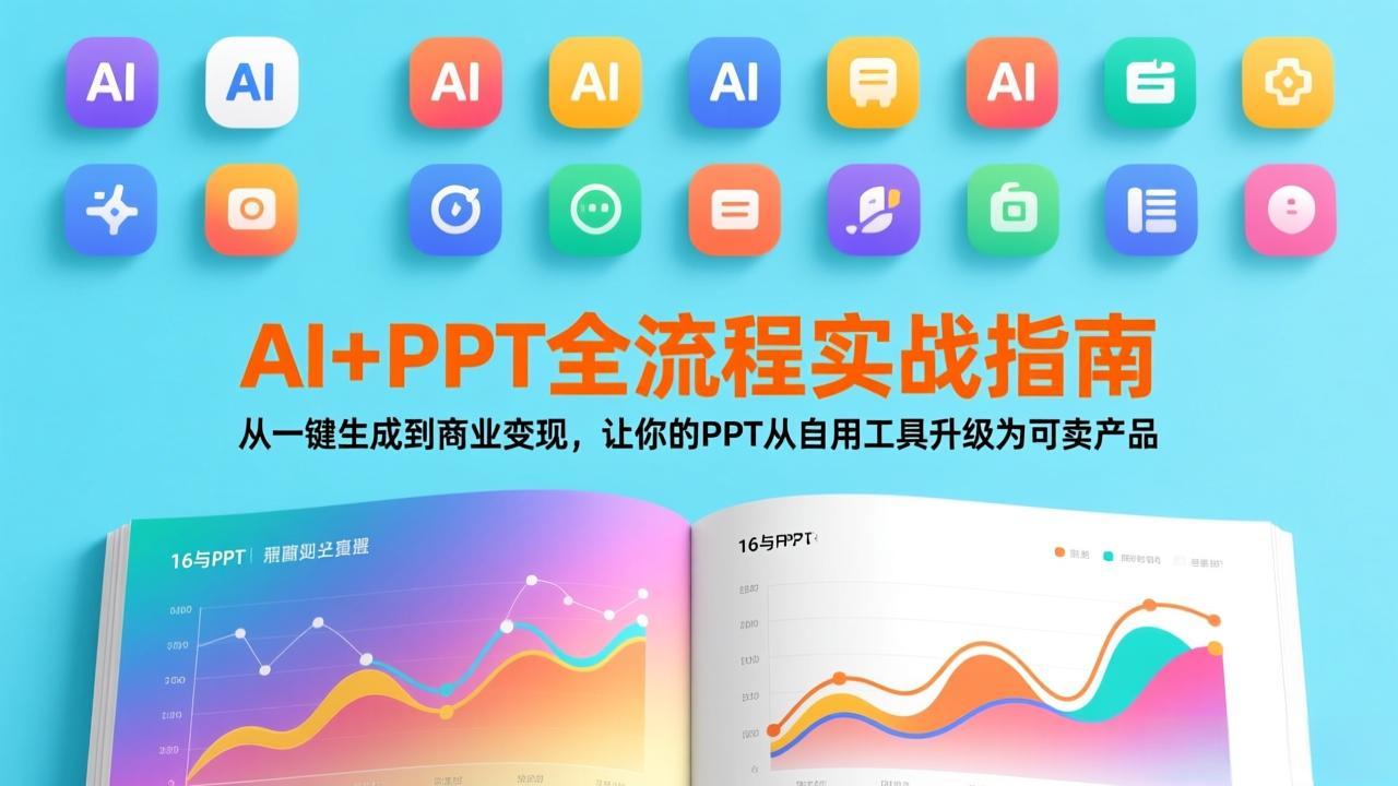 AI+PPT全流程实战指南：从一键生成到商业变现，让你的PPT从自用工具升级为可卖产品-俊哥