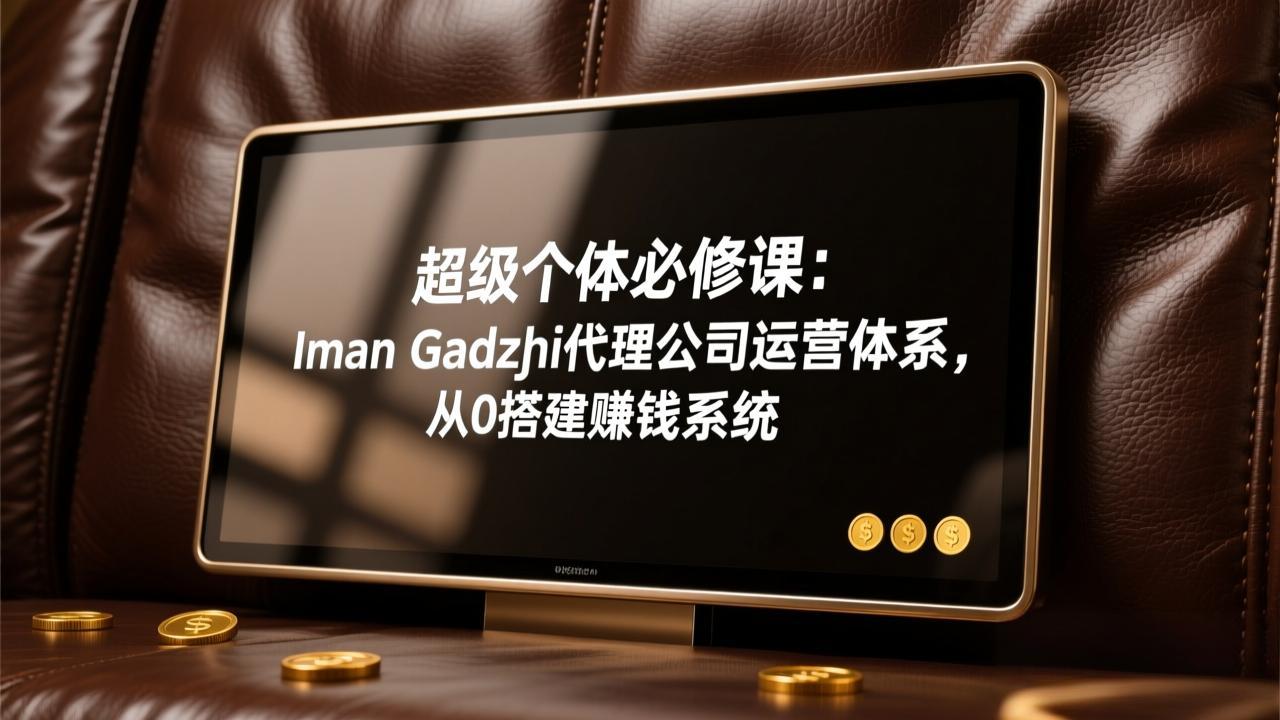 超级个体必修课：Iman Gadzhi代理公司运营体系，从0搭建赚钱系统-俊哥