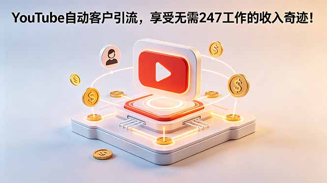 YouTube 自动客户引流,享受无需 247 工作的收入奇迹!【原创双语字幕】-俊哥