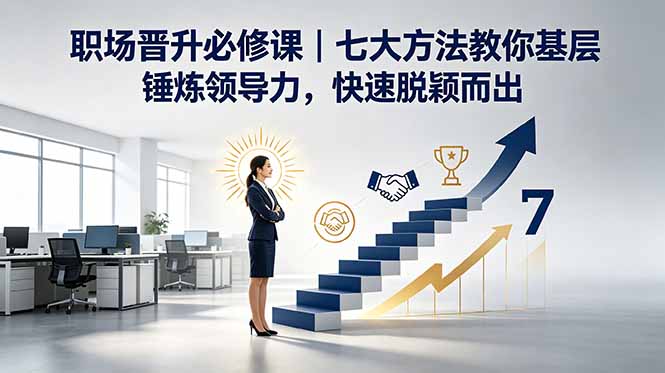 付费文章:职场晋升必修课|七大方法教你基层锤炼领导力,快速脱颖而出-俊哥