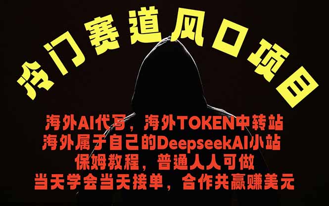 冷门赛道风口项目 海外AI代写！0成本运作完全免费！当天注册当天接单，接单接到手抽筋，无脑…-俊哥