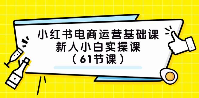 小红书电商运营基础课，新人小白实操课（61节课）-优优资源网