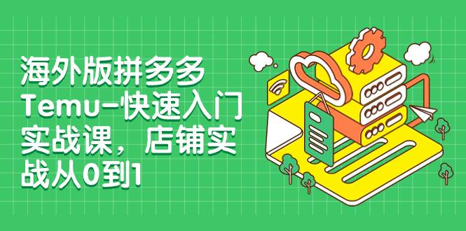 海外版拼多多Temu-快速入门实战课，店铺实战从0到1（12节课）-优优资源网