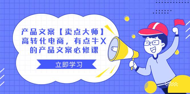 产品文案【卖点大师】高转化电商，有点牛X的 产品文案必修课-优优资源网