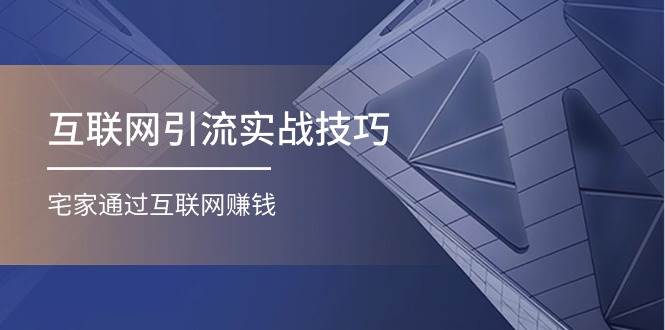 互联网引流实操技巧(适合微商，吸引宝妈)，宅家通过互联网赚钱（17节）-优优资源网